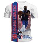 NBA Tシャツ ピストンズ アンドレ・ドラモンド 半袖 ハイライト Levelwear ホワイト【OCSL】