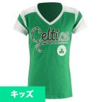 NBA Tシャツ セルティックス ガールズ コントラスト スラブ 5th &amp; Ocean グリーン【OCSL】