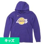 NBA ロサンゼルス・レイカーズ パーカー/フーディー ユース エッセンシャル ロゴ ナイキ Nike パープル