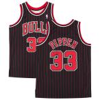 NBA Scotty *pi авторучка Chicago *bruz автограф автограф 1995-1996 swing man джерси Mitchell &nes/Mitchell &amp; Ness черный 