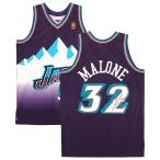 NBA Karl *ma заем yuta* Jazz автограф автограф 1996-97 Road swing man джерси Mitchell &nes/Mitchell &amp; Ness лиловый 
