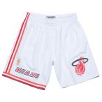 NBA Miami * нагрев шорты swing man Shorts Mitchell &nes/Mitchell &amp; Ness белый (1996-97)