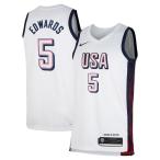  Anthony * Edwards America представитель форма USA баскетбол 2024 swing man джерси Nike /Nike белый 