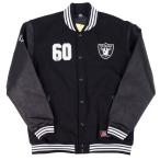 NFL Raider s жакет / внешний melt n поддельный кожаный жакет majestic /Majestic черный 