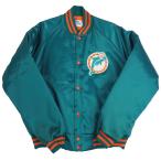 NFL Dolphin z жакет / внешний Vintage атлас Chalk Line зеленовато-голубой 