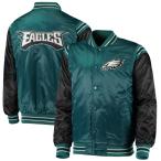 NFL Eagle s жакет атлас жакет Enforcer Varsity Jacket жакет STARTER midnight зеленый черный 2212fsg