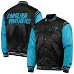 NFL Panther z жакет атлас жакет Enforcer Varsity Jacket жакет STARTER черный голубой 2212fsg