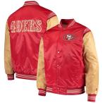 NFL 49ers жакет атлас жакет Enforcer Varsity Jacket жакет STARTER алый Gold 2212fsg