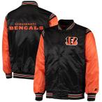 NFL Ben garuz жакет атлас жакет Enforcer Varsity Jacket жакет STARTER черный orange 2212fsg