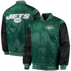 NFL jets жакет атлас жакет Enforcer Varsity Jacket жакет STARTER зеленый черный 2212fsg