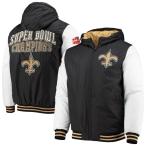 NFL Saints жакет Spike Commemorative Varsity полный Zip Jacket G-III черный 2212fsg