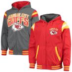 NFL chief s жакет Fast Pace двусторонний полный Zip Jacket G-III красный / красный уголь 2212fsg