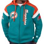 NFL Dolphin z жакет Extreme s low задний полный Zip f-ti-Hoodie STARTER aqua orange 2212fsg