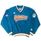 NFL Dolphin z жакет команда Logo тянуть over стартер внешний STARTER aqua 2212fsg