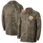 NFLs чай la-z жакет 2019 sa route Salute tu сервис Salute to Service полный зажим свет вес внешний Nike /Nike утка 