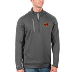 NFL Washington * commander z жакет заднее крыло Zip тянуть over внешний Antigua уголь 