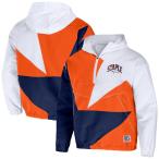 NFL Bronco s жакет NFL все over принт половина Zip тянуть over внешний Staple стойка тянуть orange 