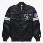 NFL Raider s куртка стартер xoma-ju балка City атлас жакет внешний STARTER черный 2212fsg
