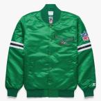 NFL Eagle s куртка стартер xoma-ju балка City атлас жакет внешний STARTER зеленый 2212fsg