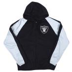 NFL Raider s жакет нейтральный Zone грузовик внешний G-III черный / серебряный 2212fsg