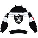 NFL Raider s тренировочный DEFENSE флис вырез лодочкой футболка G-III черный / белый 2212fsg