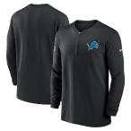 NFL лев z жакет 2023 боковой линия Performance Long Sleeve Quarter-Zip Top Nike /Nike черный 