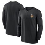 NFLbai King s жакет 2023 боковой линия Performance Long Sleeve Quarter-Zip Top Nike /Nike черный 