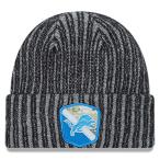 NFL лев z вязаная шапка sa route Salute tu сервис 2023 Cuffed Knit Hat New Era /New Era черный 