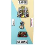TNT Craig Sager булавка z значок Craig Sager Strong 3 Pin Button Set Pintrill