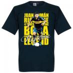 ボカ・ジュニアーズ ロマン・リケルメ Tシャツ SOCCER レジェンド サッカー/フットボール ネイビー