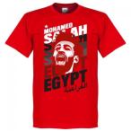 エジプト代表 サラー Tシャツ SOCCER ポートレイト レッド