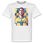 スウェーデン代表 イブラヒモビッチ Tシャツ SOCCER プレイメーカー ホワイト