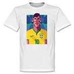 ブラジル代表 ネイマール Tシャツ SOCCER プレイメーカー ホワイト
