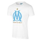 Marseille футболка футбол длина .. столица sake ...Marseille OM Logo Fan Tee SOCCER белый [OCSL]