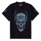 WWE Stone * холодный *s чай b* Austin форма [ на месте покупка есть ]Stone Cold 3:16 V-Neck Jersey Goodie Two Sleeves черный 