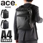 エース ジーン ビジネスリュック メンズ 50代 40代 通勤 撥水 ビジネスバッグ 9L ガジェタブルWR ace.GENE LABEL 55541 5年保証