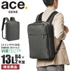 最大46% 3/18限定 限定品 エース ジーン ビジネスリュック メンズ 50代 40代 通勤 抗菌 13L ガジェタブルWF ace.GENE 67332 5年保証 在庫限り