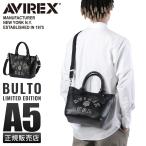 アヴィレックス ミニトートバッグ ショルダーバッグ メンズ レディース ブランド レザー 本革 軽量 小さめ 斜めがけ A5 2WAY AVIREX AVX5626