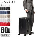 ショッピングスーツケース 最大36% 5/22限定 2年保証 カーゴ スーツケース Mサイズ 60L 中型 深型 静音キャスター ストッパー フレームタイプ エアスポーツ CARGO AiR SPORTS CAT68SSR