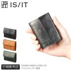最大51% 10/12限定 IS/IT イズイット ウィンザー 三つ折り財布 ミニ財布 本革 メンズ ミニウォレット コンパクト ブライドルレザー isit-949602