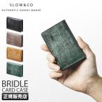 ショッピング名刺入れ 最大46% 1/8限定 SLOW スロウ 名刺入れ カードケース メンズ 本革 レザー ブライドルレザー so790j