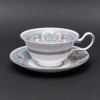 ショッピングウェッジウッド ウェッジウッド フロレンティーンターコイズ ティーカップ＆ソーサー（ピオニー）