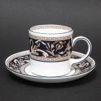 ウェッジウッド フロレンティーンダークブルー コーヒーカップ＆ソーサー（キャン）