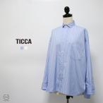 ショッピング雑貨 TICCA スクエアビッグシャツ ブルーストライプ tbda-101 ティッカ 日本製 綿100%
