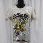 エドハーディー Ed Hardy メンズ半袖Tシャツ M02GTC301 グレー 新品 DEATH OR GLORY 死か栄光か