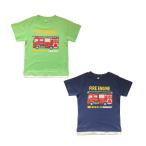  T-shirt fire-engine short sleeves 100 110 man urgent vehicle vehicle popular fire - engine Tomica sp-201