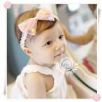  baby лента для волос свадьба Ribon pompon головная повязка гонки шифон khb-021