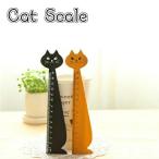 定規 ネコ 猫 スケール ものさし おもしろ 雑貨 文房具 ネコグッズ 木製 sk-003