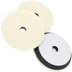 ポリッシャー用 バフ 150mm ウールバフ 3個セット 洗車 仕上げ 研磨用 細目