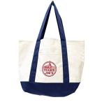 (トレーダージョーズ) TRADER JOE’S エコバッグ/トートバッグ Canvas White/Navy マザーズバッグ 買い物バック